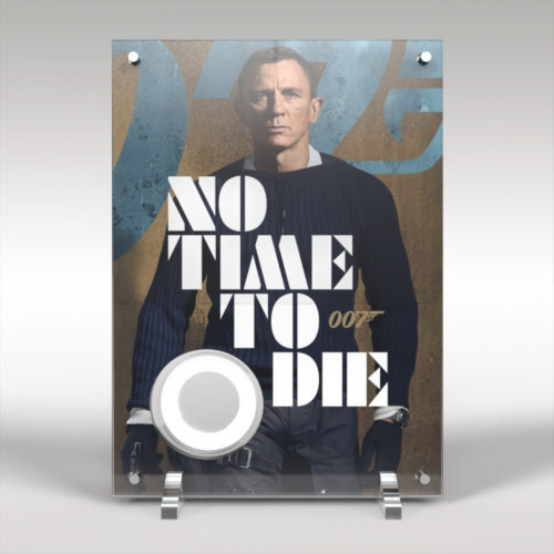 Daniel Craig James Bond No Time to Die 10p Coin Display