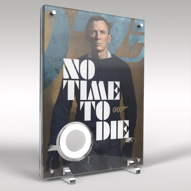 Daniel Craig James Bond No Time to Die 10p Coin Display - Image 2