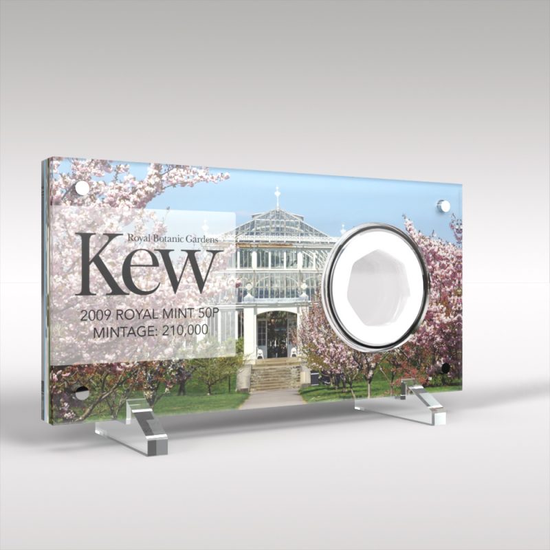 Kew Gardens 50p Coin Acrylic Display - Image 2