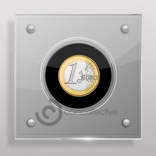 1 Euro Acrylic Coin Display Case