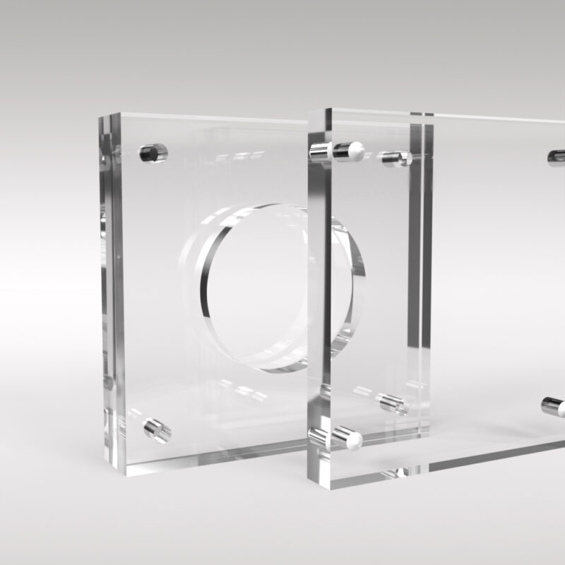 Challenge Coin Acrylic Display Case 44mm Diameter - Image 2