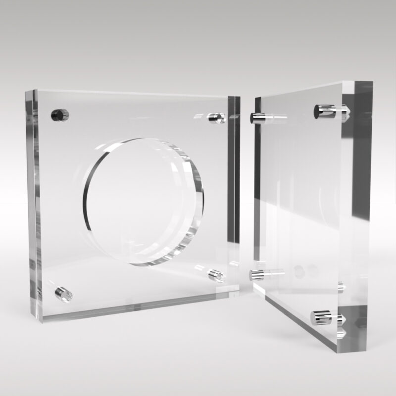 Custom Single Coin Acrylic Display Case Holder - Image 2
