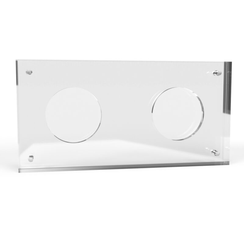 1.5 inch x 4mm Challenge Coin Acrylic 2 Coin Display Case Holder - Image 4