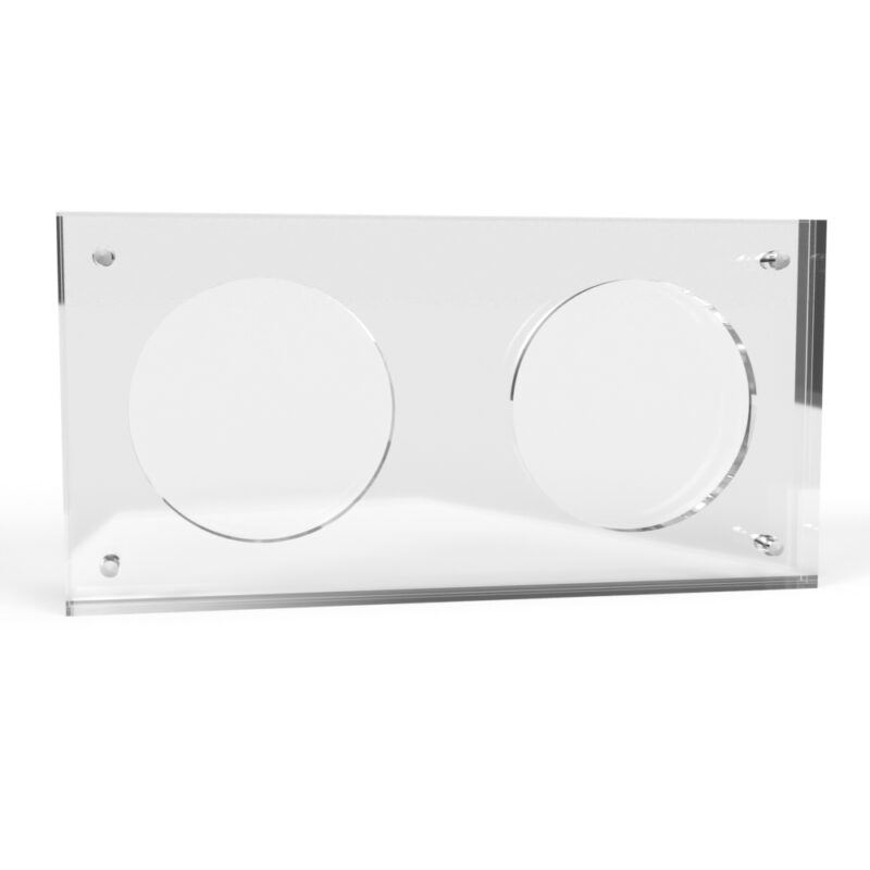 2 inch x 4mm Challenge Coin Acrylic 2 Coin Display Case Holder - Image 4
