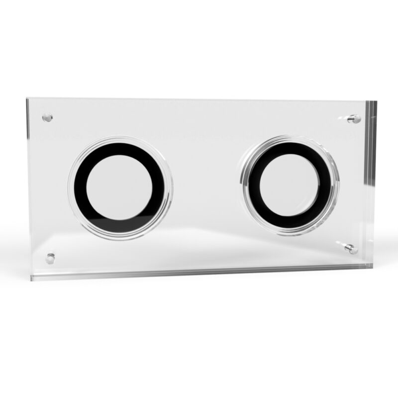 US Half Dollar Acrylic 2 Coin Display Case Holder - Image 4