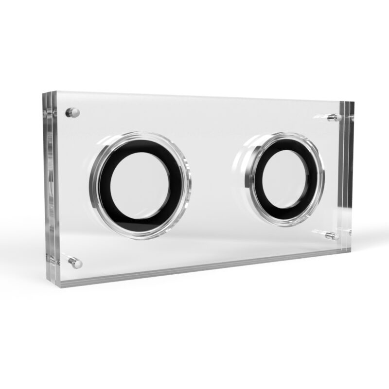 US Half Dollar Acrylic 2 Coin Display Case Holder - Image 5
