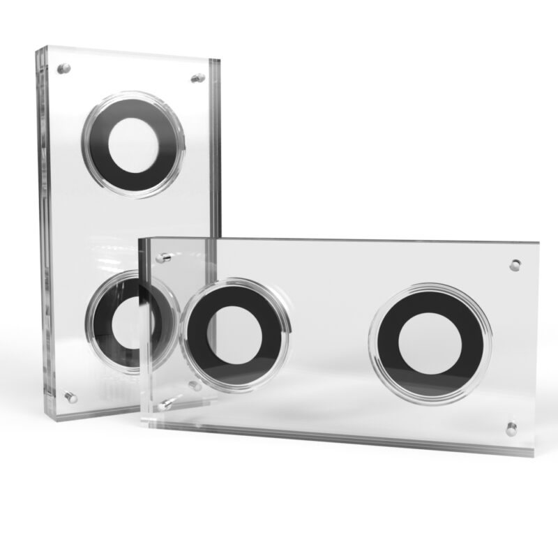 US Dime Acrylic 2 Coin Display Case Holder - Image 2