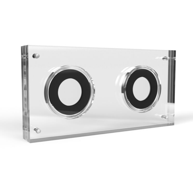 US Dime Acrylic 2 Coin Display Case Holder - Image 4