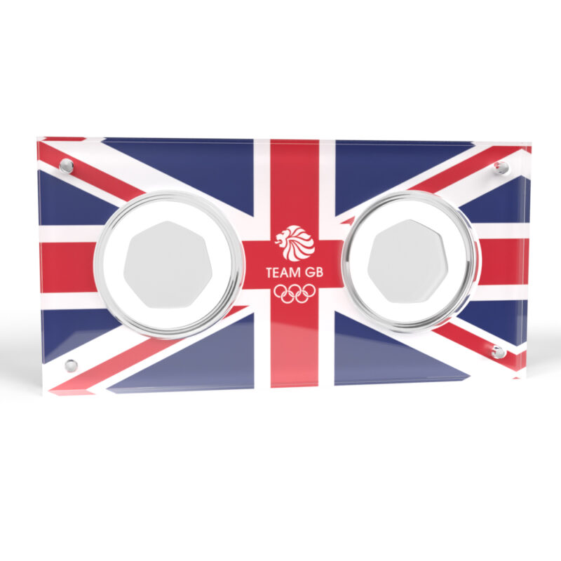 Olympic 50p 2 Coin Acrylic Display Case Holder - Image 4