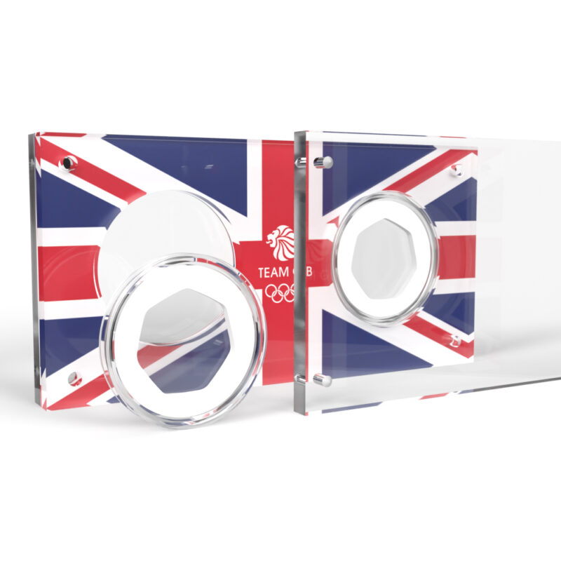 Olympic 50p 2 Coin Acrylic Display Case Holder - Image 3