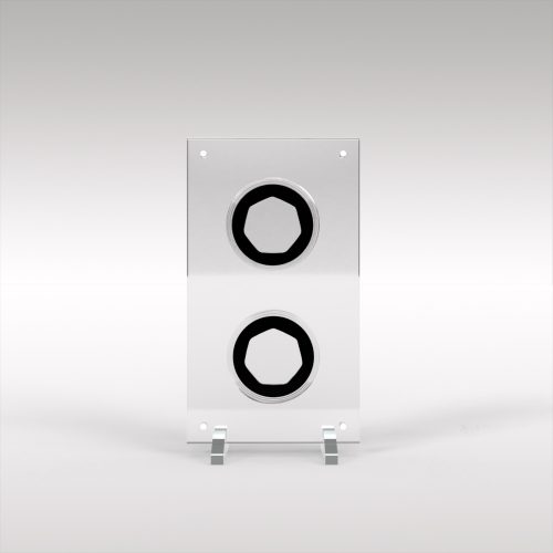 2 Coin Acrylic Display - Choose your coin size