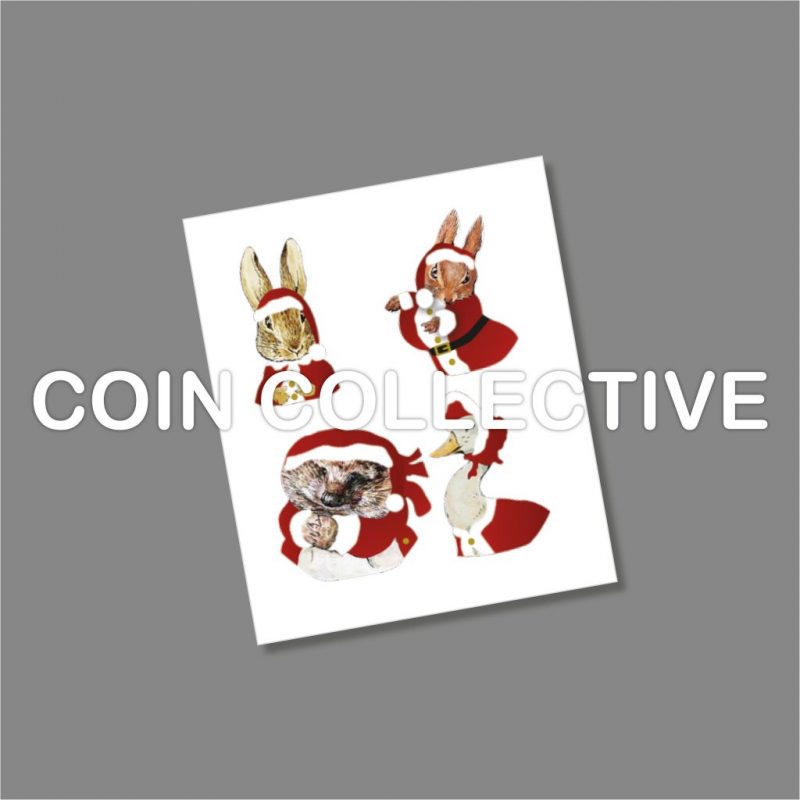 Christmas Beatrix Potter Coloured Decal Stickers - All 2016, 2017 and 2018 - Image 2