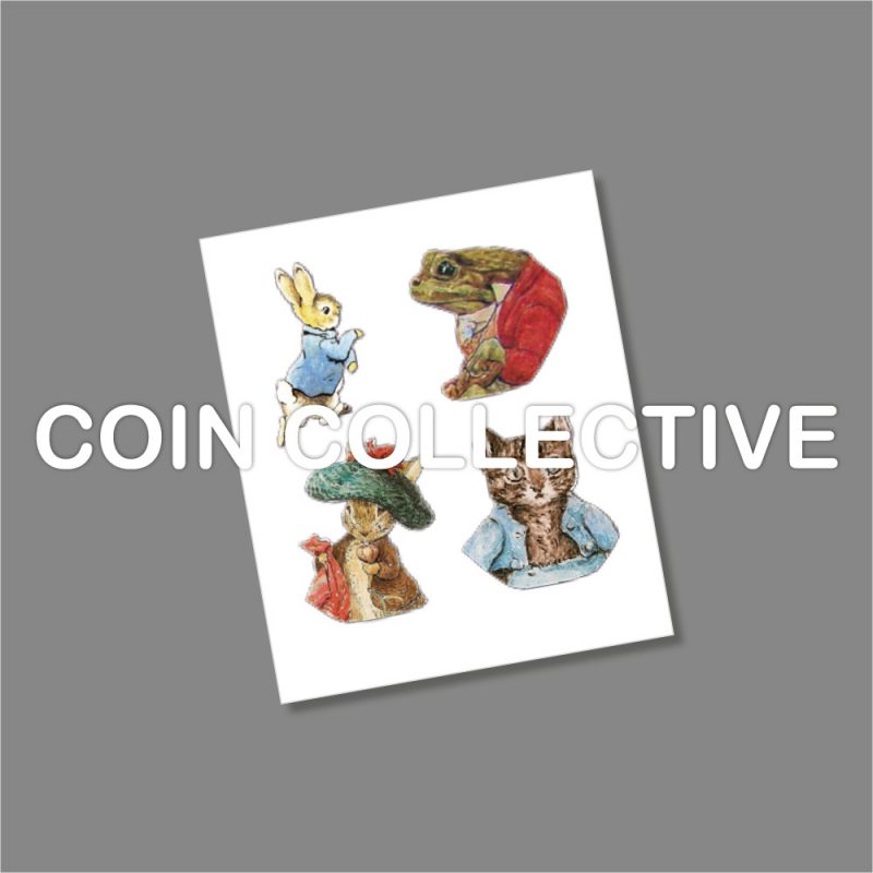 Beatrix Potter Collection Peter Rabbit 2017 50p Silver Proof Kit - Image 3