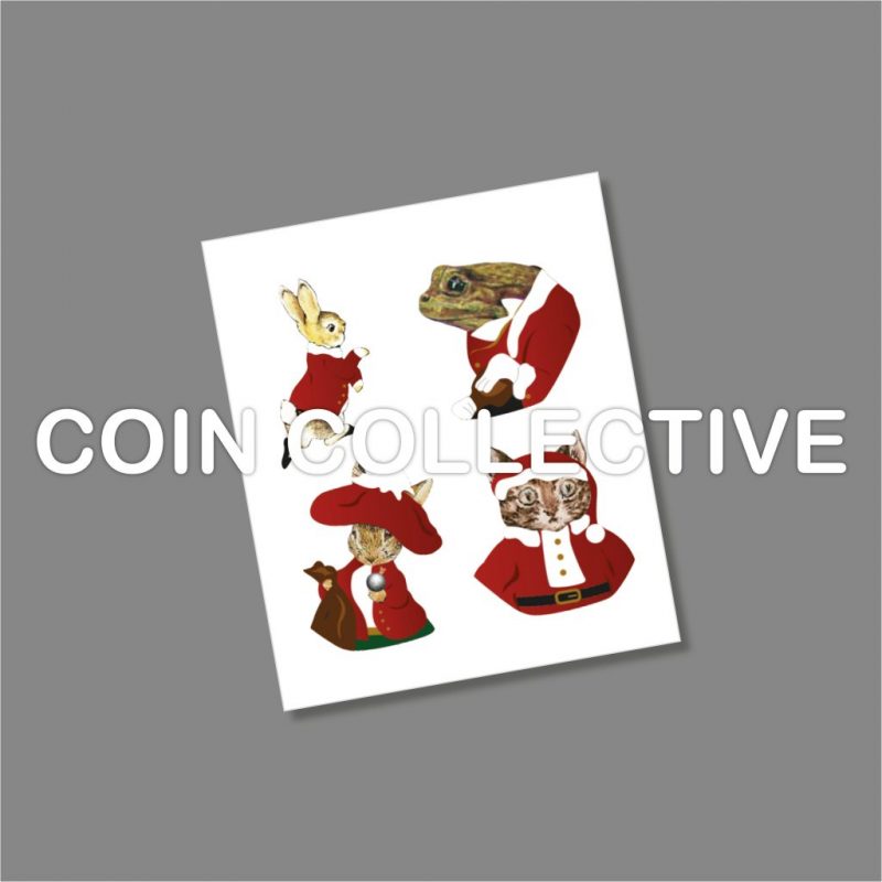 Christmas Beatrix Potter Coloured Decal Stickers - All 2016, 2017 and 2018 - Image 4