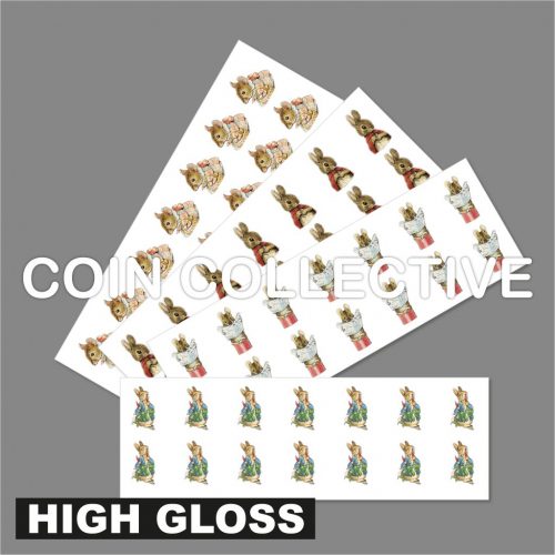 Beatrix Potter 2018 Decal Stickers GLOSS, 50p Bumper Pack Beatrix Potter Collection