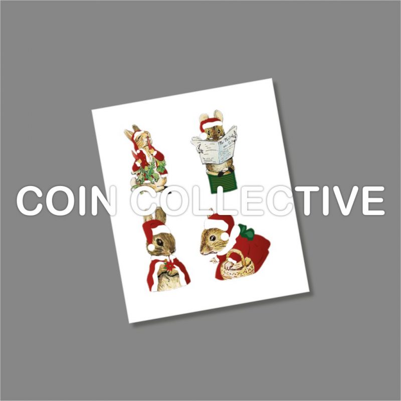 Christmas Beatrix Potter Coloured Decal Stickers - All 2016, 2017 and 2018 - Image 3