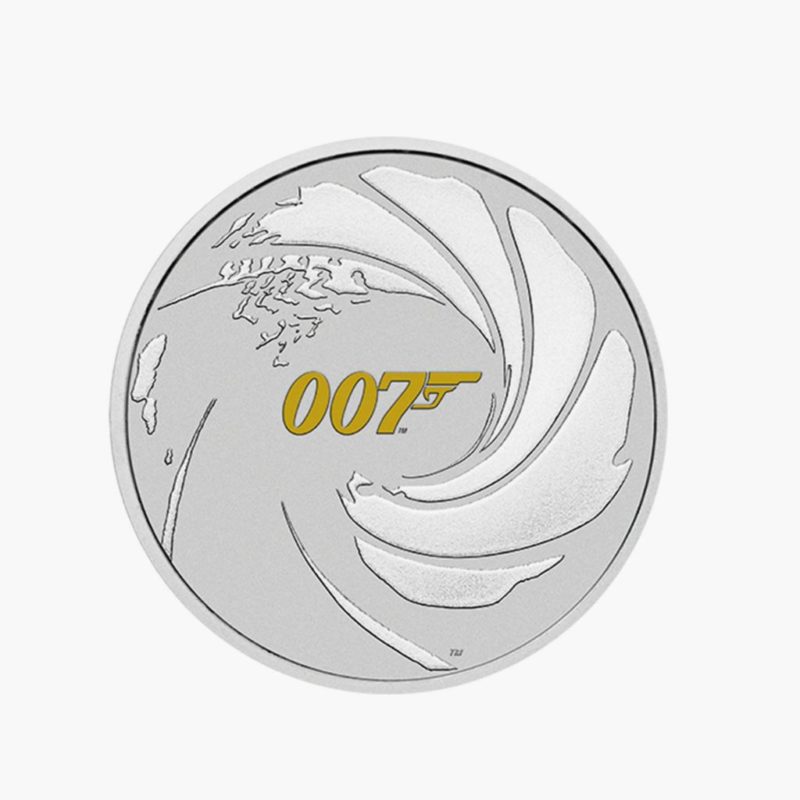 James Bond 1oz Silver Bullion Coin No Time to Die Perspex Display - Image 3
