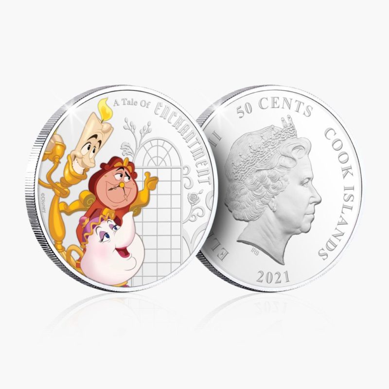 Beauty and the Beast Commemorative Coins with Perspex Coin Display Stand - Image 5