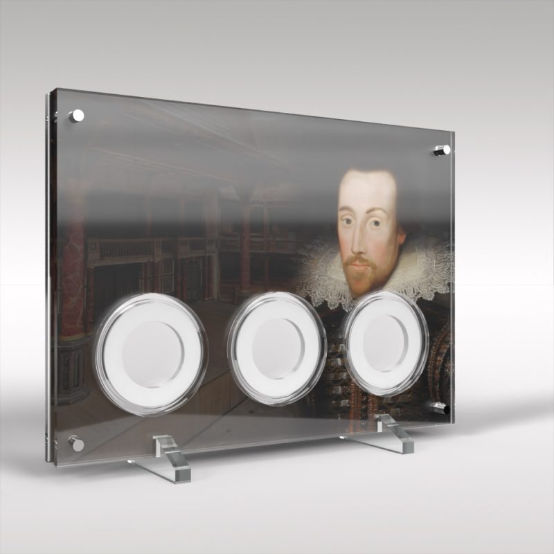 3 Coin William Shakespeare Two Pound Display - Image 2
