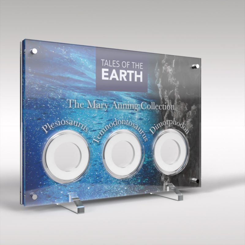Tales of the Earth Mary Anning Collection 50p 3 Coin Display - Image 2