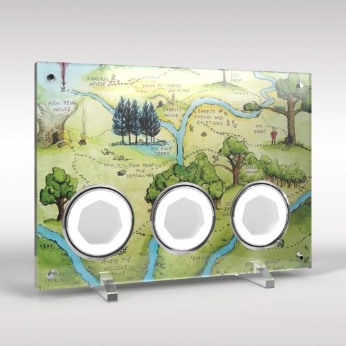 Winnie the Pooh 2020 50p 3 Coin Display