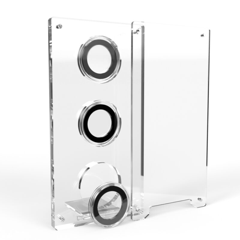 US Half Dollar Acrylic 3 Coin Display Case Holder - Image 3