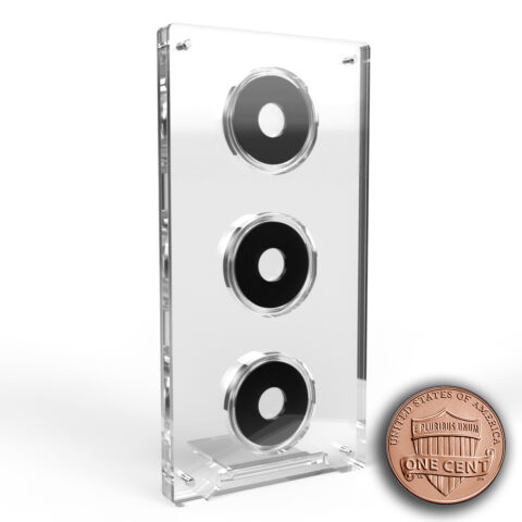 US Cent Acrylic 3 Coin Display Case Holder