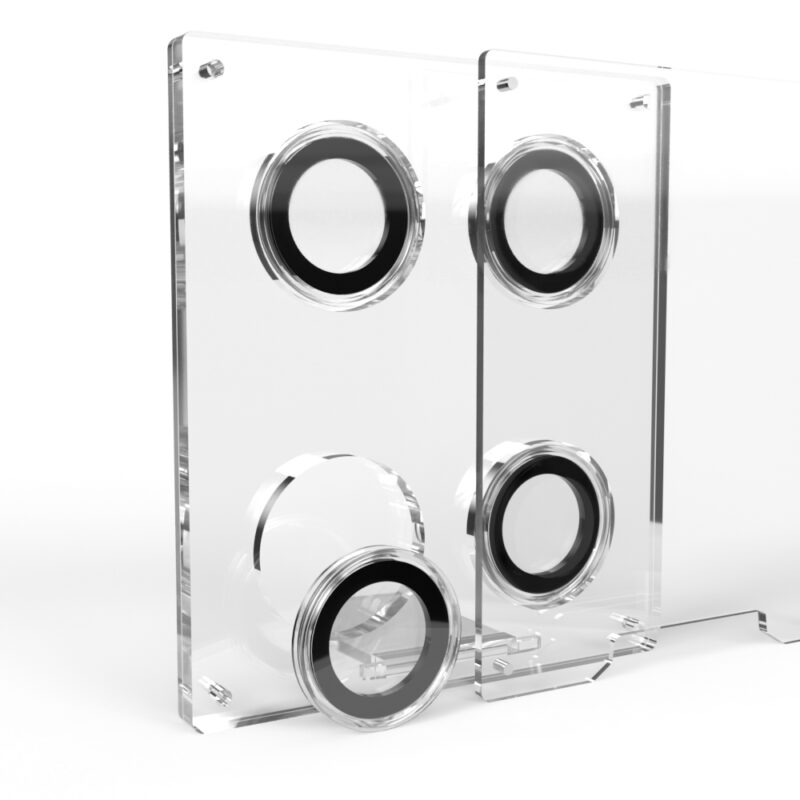 US Half Dollar Acrylic 4 Coin Display Case Holder - Image 2