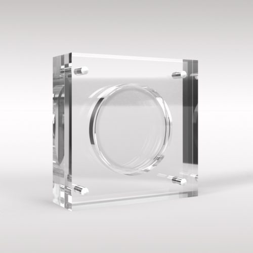One Ounce 1oz Silver Britannia Acrylic Coin Display