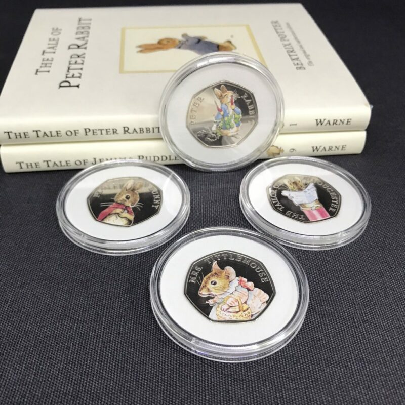 Beatrix Potter 50p Coin Decals Stickers Complete Collection, Multi Listing - Image 5