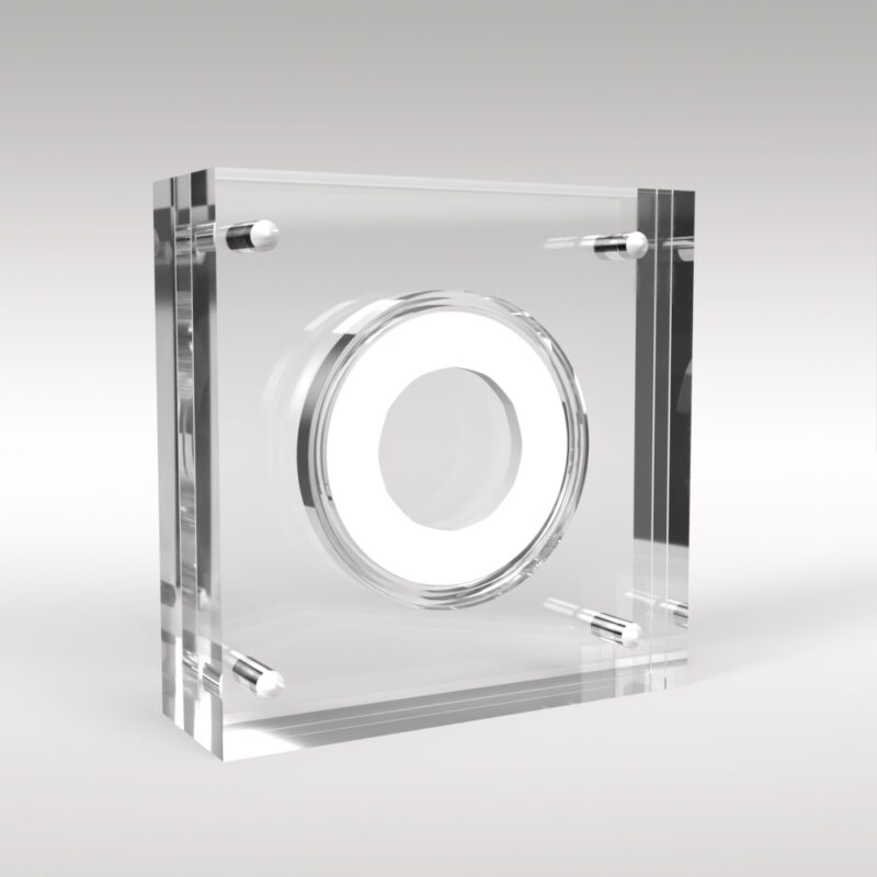 £1 12 Sided 23.43mm Pound Royal Mint Coin Acrylic Coin Display Case Holder - Image 6