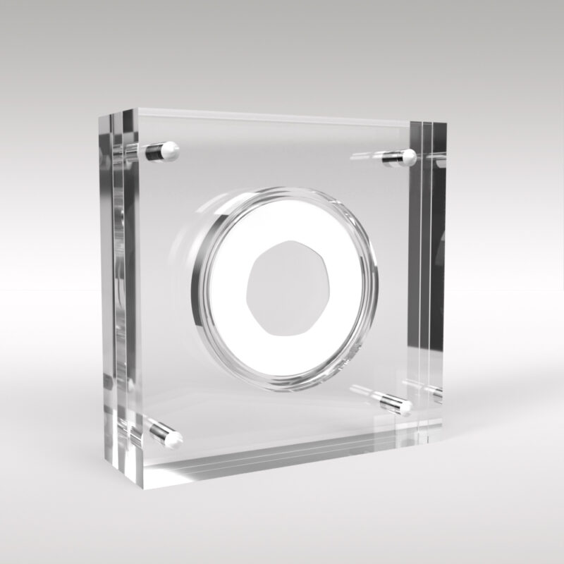 20p 21.4mm Royal Mint Coin Acrylic Coin Display Case Holder - Image 6