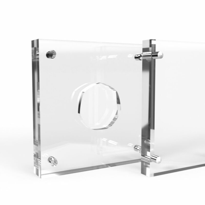 50p Piedfort Acrylic Coin Display Case Holder - Image 2