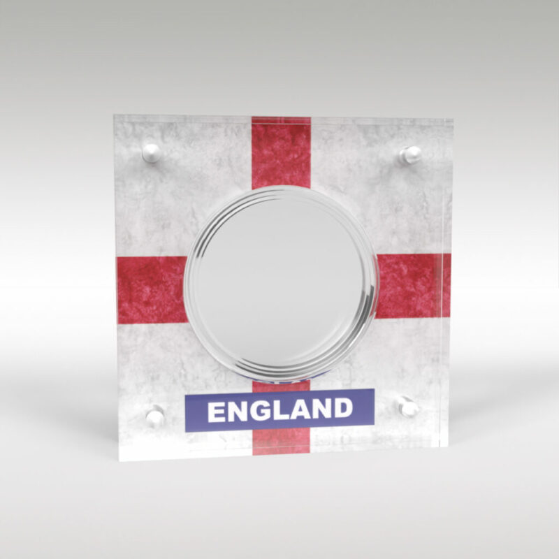 Pride of England 2023 £5 Brilliant Uncirculated Coin in Acrylic Coin Display Case Holder - Image 6