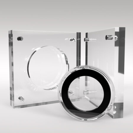 10p 24.5mm Royal Mint Coin Acrylic Coin Display Case Holder - Image 3