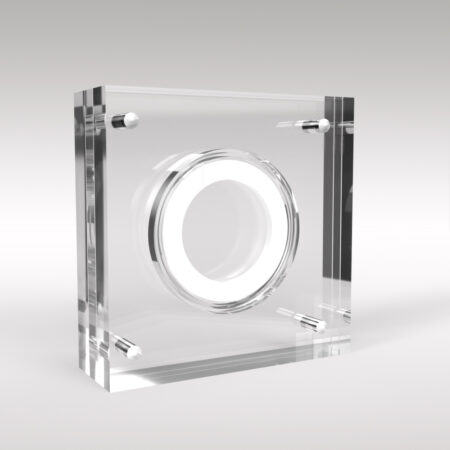 10p 24.5mm Royal Mint Coin Acrylic Coin Display Case Holder - Image 6