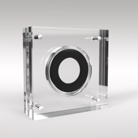 Esso FA CUP Centenary Token Acrylic Display Case Holder