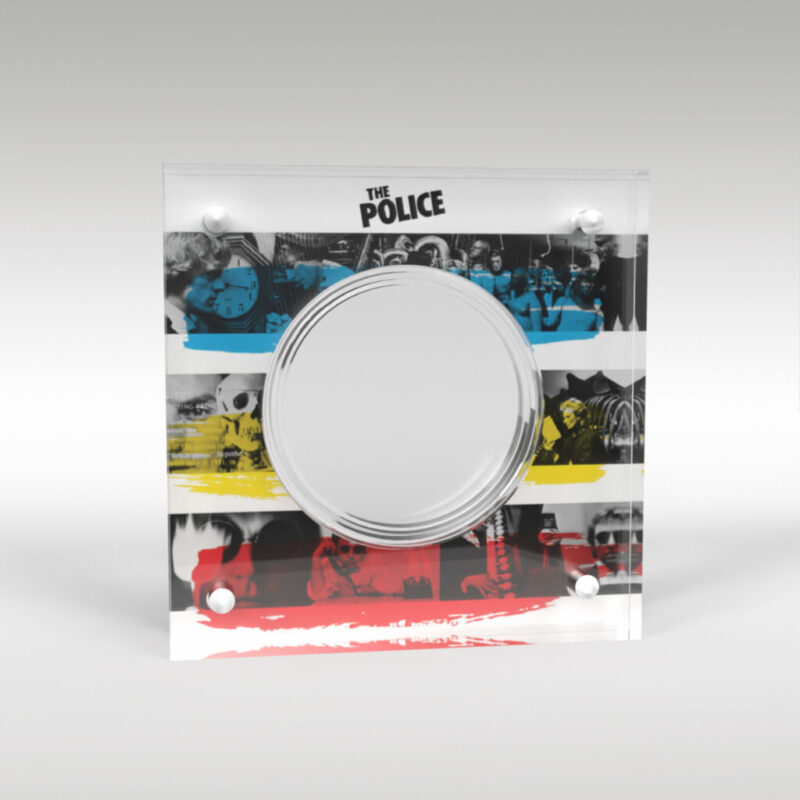 The Police £5 Coin Music Legends Royal Mint in Acrylic Coin Display Case Holder - Image 4