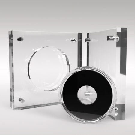 Quarter Sovereign Coin Acrylic Coin Display Case Holder - Image 3