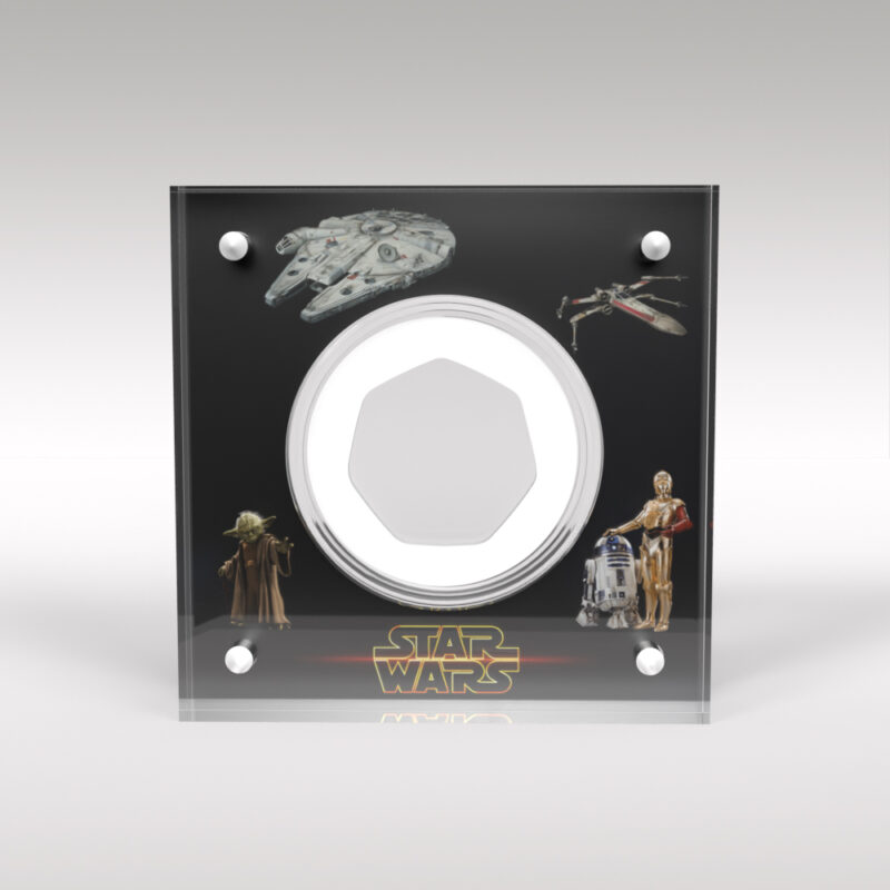 Star Wars 50p Coin Acrylic Display Case Holder - Image 3