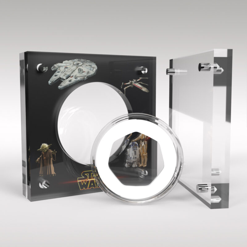Star Wars 50p Coin Acrylic Display Case Holder - Image 2