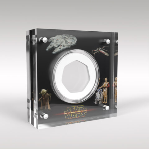 Star Wars 50p Coin Acrylic Display Case Holder