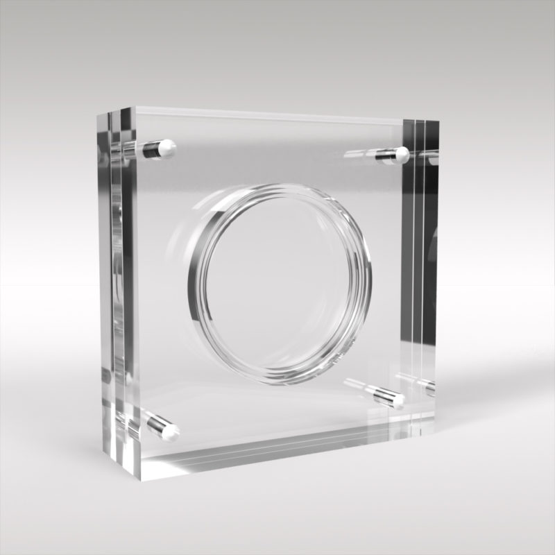 1.61 inch Coin Acrylic Display Case 41mm Diameter
