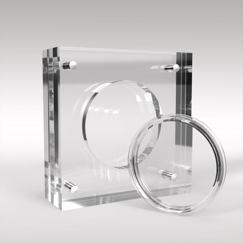 1.61 inch Coin Acrylic Display Case 41mm Diameter - Image 2