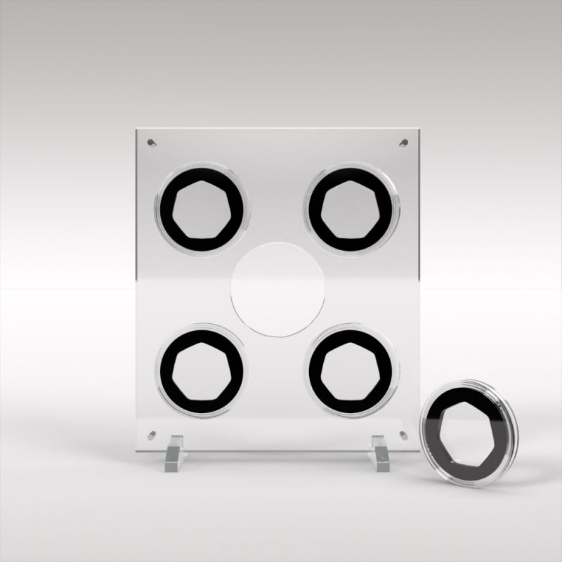 5 Coin Acrylic Display - Choose your coin size - Image 3