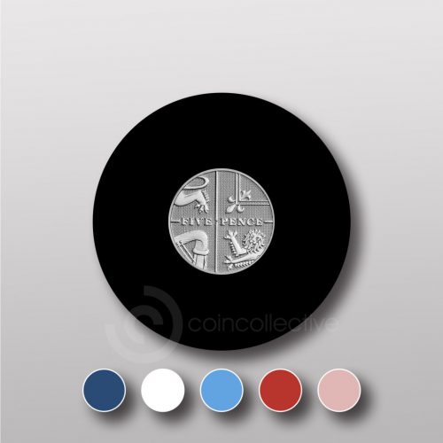 5p Coin Foam Inserts - 40mm x 10 Pack