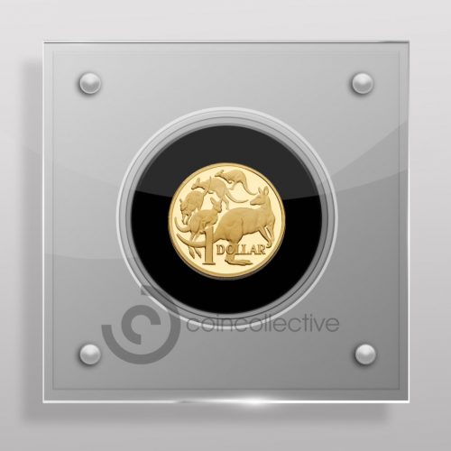 Australian 1 Dollar Acrylic Coin Display Case
