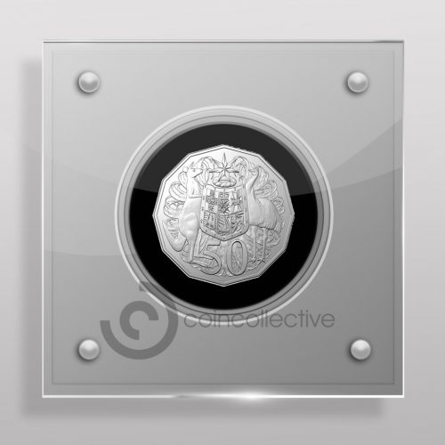 Australian 50 Cent Acrylic Coin Display Case