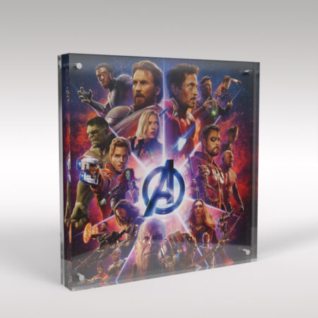 The Avengers Acrylic Art Display Block