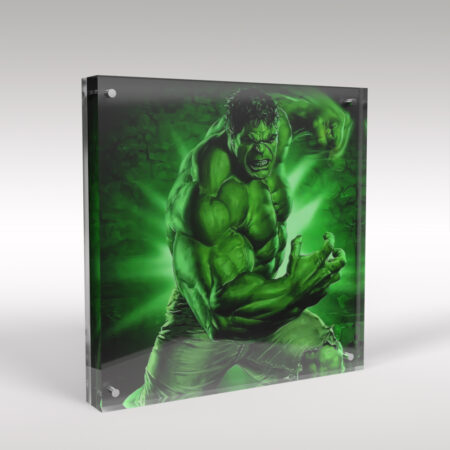The Hulk Acrylic Art Display Block